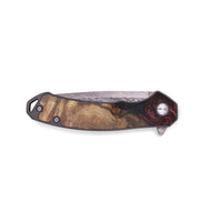 EDC Wood+Resin Pocket Knife - Brantley (Red, 703010)