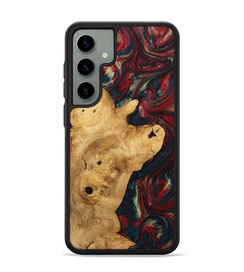 Galaxy S24 Plus Wood+Resin Phone Case - Keegan (Red, 703206)