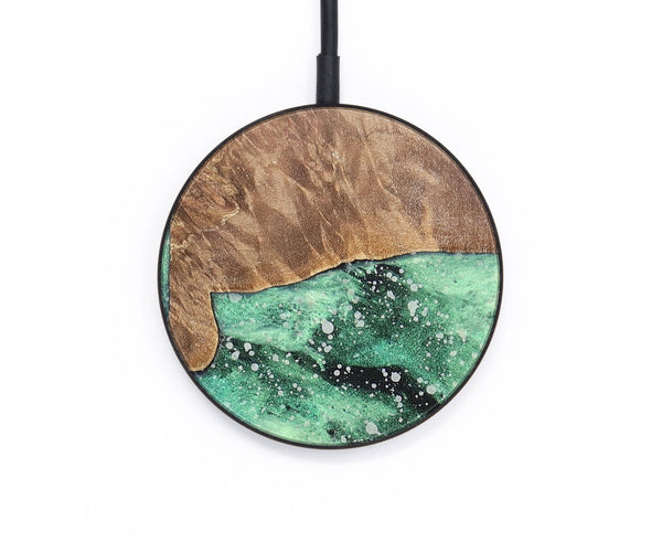 Circle Wood+Resin Wireless Charger - Chris (Cosmos, 703308)