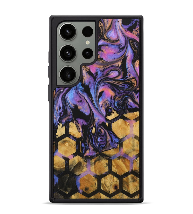 Galaxy S24 Ultra Wood+Resin Phone Case - Jorge (Pattern, 703327)