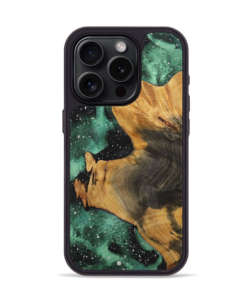 iPhone 15 Pro Wood+Resin Phone Case - Byron (Cosmos, 703346)