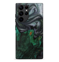Galaxy S22 Ultra Wood+Resin Live Edge Phone Case - Julio (Green, 703374)