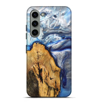 Galaxy S23 Plus Wood+Resin Live Edge Phone Case - Anna (Blue, 703376)