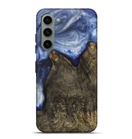 Galaxy S23 Plus Wood+Resin Live Edge Phone Case - Estrella (Blue, 703377)