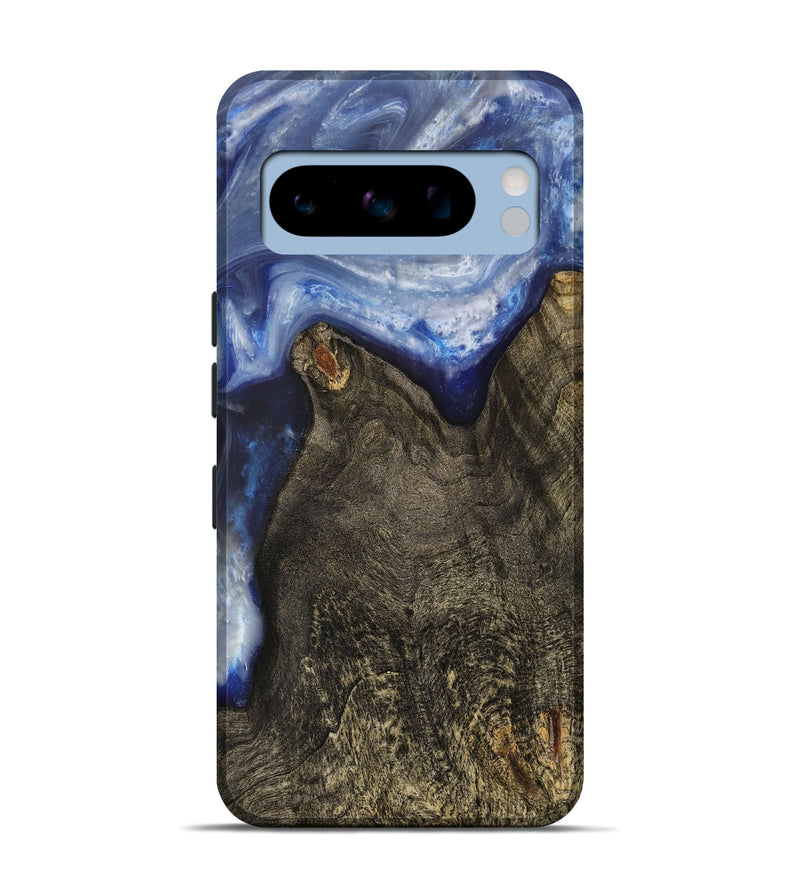 Pixel 8 Pro Wood+Resin Live Edge Phone Case - Estrella (Blue, 703377)