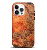 iPhone 15 Pro Max Wood+Resin Live Edge Phone Case - Ellis (Wood Burl, 703570)