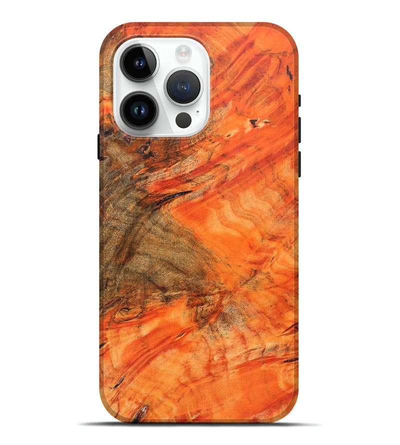 iPhone 15 Pro Max Wood+Resin Live Edge Phone Case - Ralph (Wood Burl, 703571)