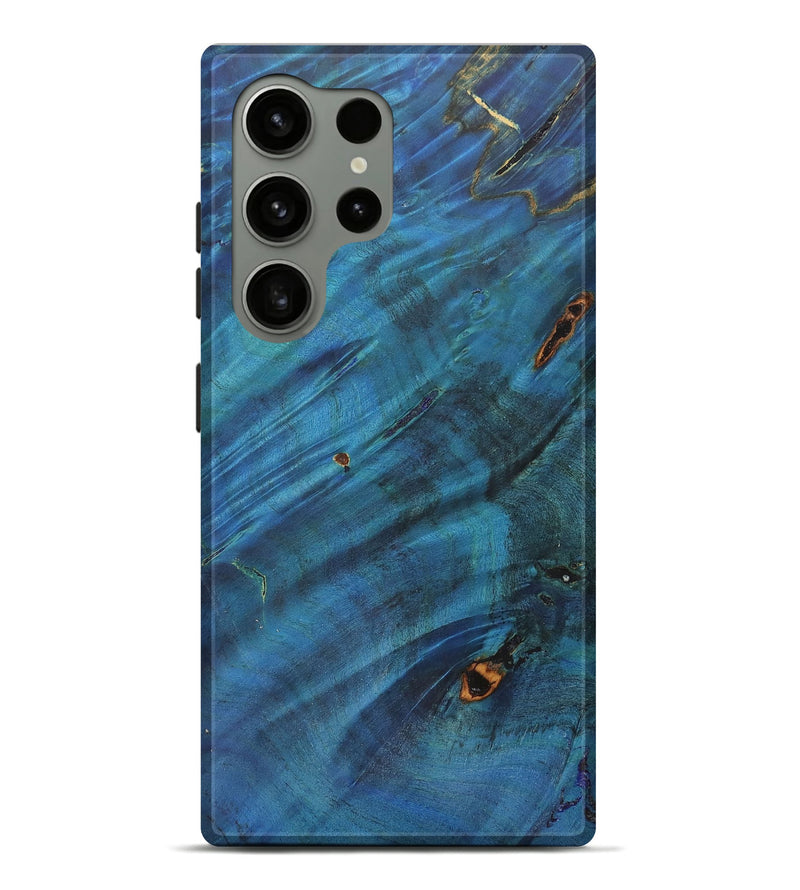 Galaxy S24 Ultra Wood+Resin Live Edge Phone Case - Harrison (Wood Burl, 703573)