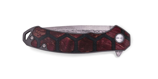 EDC Wood+Resin Pocket Knife - Yvette (Pattern, 706884)