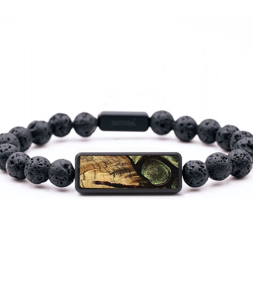 Lava Bead Wood+Resin Bracelet - Landen (Chameleon, 708613)