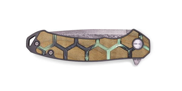 EDC Wood+Resin Pocket Knife - Ali (Pattern, 709097)