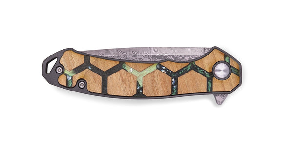 EDC Wood+Resin Pocket Knife - Nakia (Pattern, 712728)