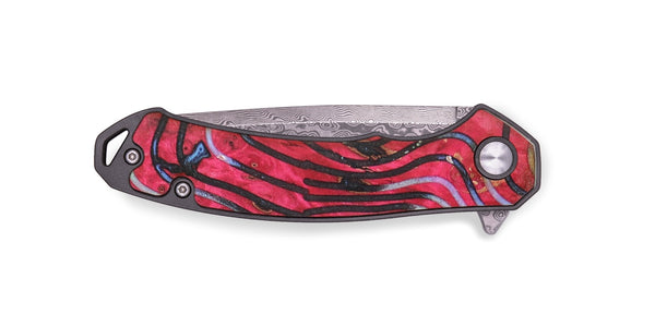 EDC Wood+Resin Pocket Knife - George (Pattern, 712734)