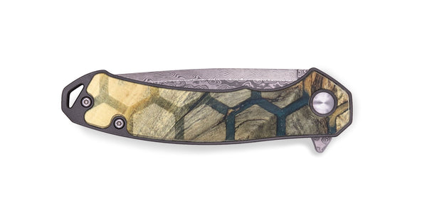 EDC Wood+Resin Pocket Knife - Paulina (Pattern, 719331)