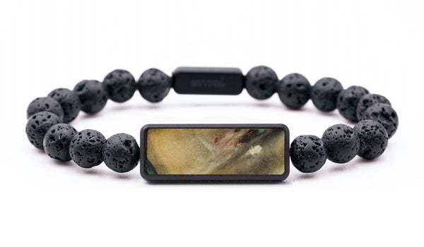 Lava Bead Wood Bracelet - Caitlin (Wood Burl, 760703)
