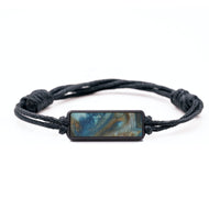 Classic ResinArt Bracelet - John (Teal & Gold, 765936)