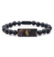 Lava Bead ResinArt Bracelet - Hubert (Purple, 766364)