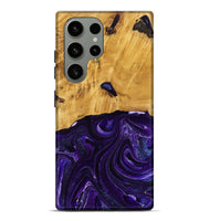 Galaxy S23 Ultra Wood Live Edge Phone Case - Belva (Purple, 790354)