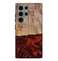 Galaxy S23 Ultra Wood Live Edge Phone Case - Curt (Red, 790772)
