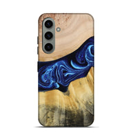 Galaxy S24 Wood Live Edge Phone Case - Saint (Blue, 790777)