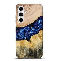 Galaxy S25 Plus Wood Live Edge Phone Case - Saint (Blue, 790777)