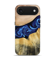 iPhone 17 Air Wood Live Edge Phone Case - Saint (Blue, 790777)