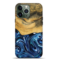 iPhone 13 Pro Max Wood Live Edge Phone Case - Charlie (Blue, 790812)