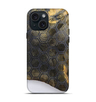 iPhone 15 Wood Live Edge Phone Case - Petra (Pattern, 792514)