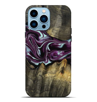 iPhone 14 Pro Max Wood Live Edge Phone Case - Lavon (Purple, 793126)