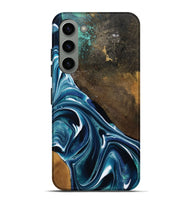 Galaxy S23 Plus Wood Live Edge Phone Case - Joziah (Blue, 795570)