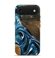 iPhone 17 Air Wood Live Edge Phone Case - Joziah (Blue, 795570)