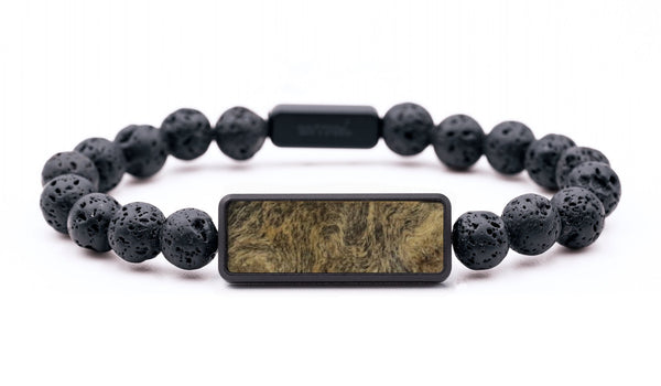 Lava Bead Wood Bracelet - Sonia (Wood Burl, 796064)
