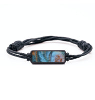 Classic Wood Bracelet - Olga (Teal & Gold, 796243)
