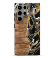 Galaxy S23 Ultra Wood Live Edge Phone Case - Morris (Black & White, 796383)