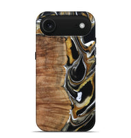 iPhone 17 Air Wood Live Edge Phone Case - Morris (Black & White, 796383)
