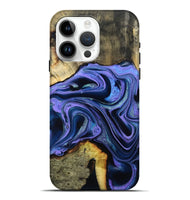 iPhone 15 Pro Max Wood Live Edge Phone Case - Lachlan (Purple, 796842)