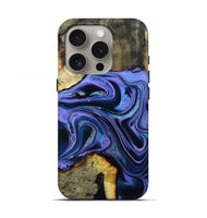 iPhone 16 Pro Wood Live Edge Phone Case - Lachlan (Purple, 796842)