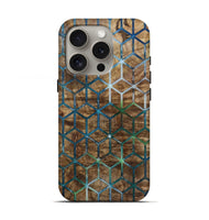 iPhone 16 Pro Wood Live Edge Phone Case - Berry (Pattern, 797854)