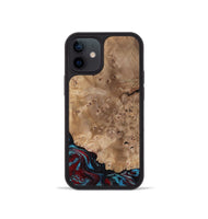 iPhone 12 mini Wood Phone Case - Rubi (Red, 799155)