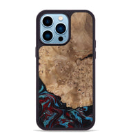 iPhone 14 Pro Max Wood Phone Case - Rubi (Red, 799155)