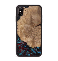 iPhone Xs Max Wood Phone Case - Rubi (Red, 799155)