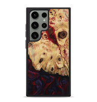 Galaxy S24 Ultra Wood Phone Case - Davion (Red, 799156)