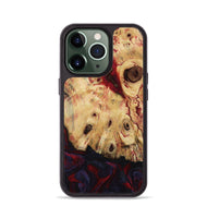 iPhone 13 Pro Wood Phone Case - Davion (Red, 799156)