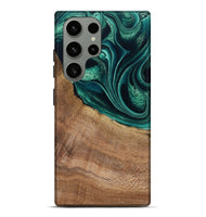 Galaxy S23 Ultra Wood Live Edge Phone Case - Clay (Green, 799239)