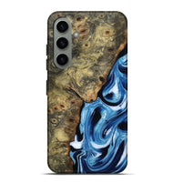 Galaxy S24 Plus Wood Live Edge Phone Case - Syreeta (Blue, 799256)