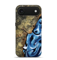 iPhone 17 Air Wood Live Edge Phone Case - Syreeta (Blue, 799256)