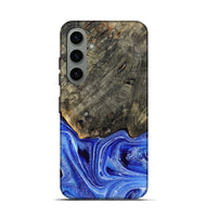 Galaxy S24 Wood Live Edge Phone Case - Keshia (Blue, 799258)