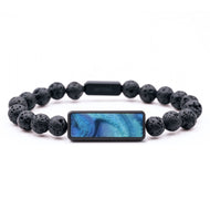 Lava Bead ResinArt Bracelet - Gabriella (Blue, 799313)