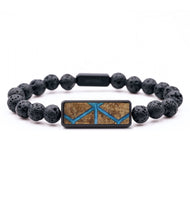 Lava Bead Wood Bracelet - Nolan (Pattern, 799397)