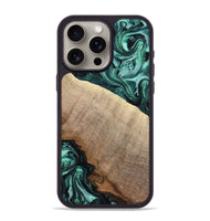 iPhone 15 Pro Max Wood Phone Case - Scot (Green, 799410)